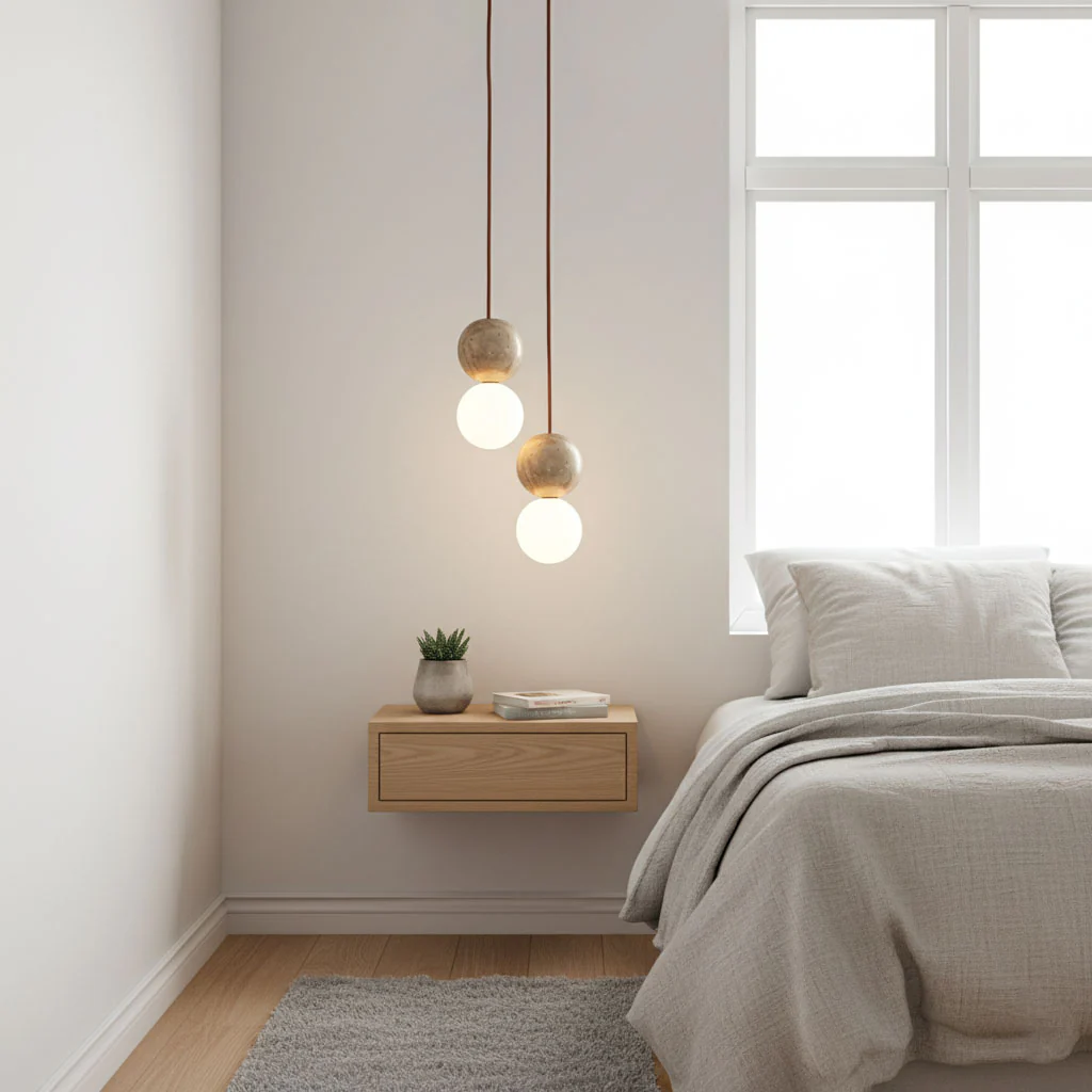 Camille Travertine Pendant Light - Image 9