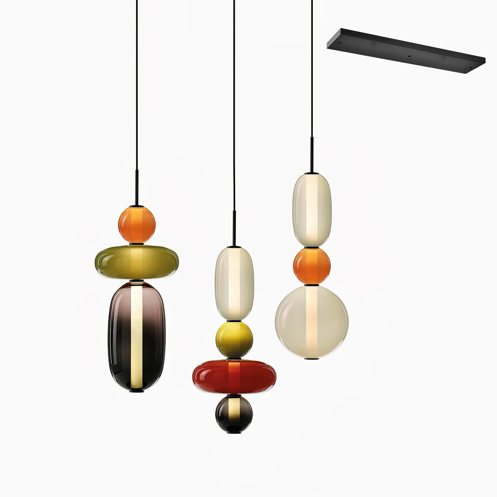 Candied Glass Combo Pendant Light - Image 87