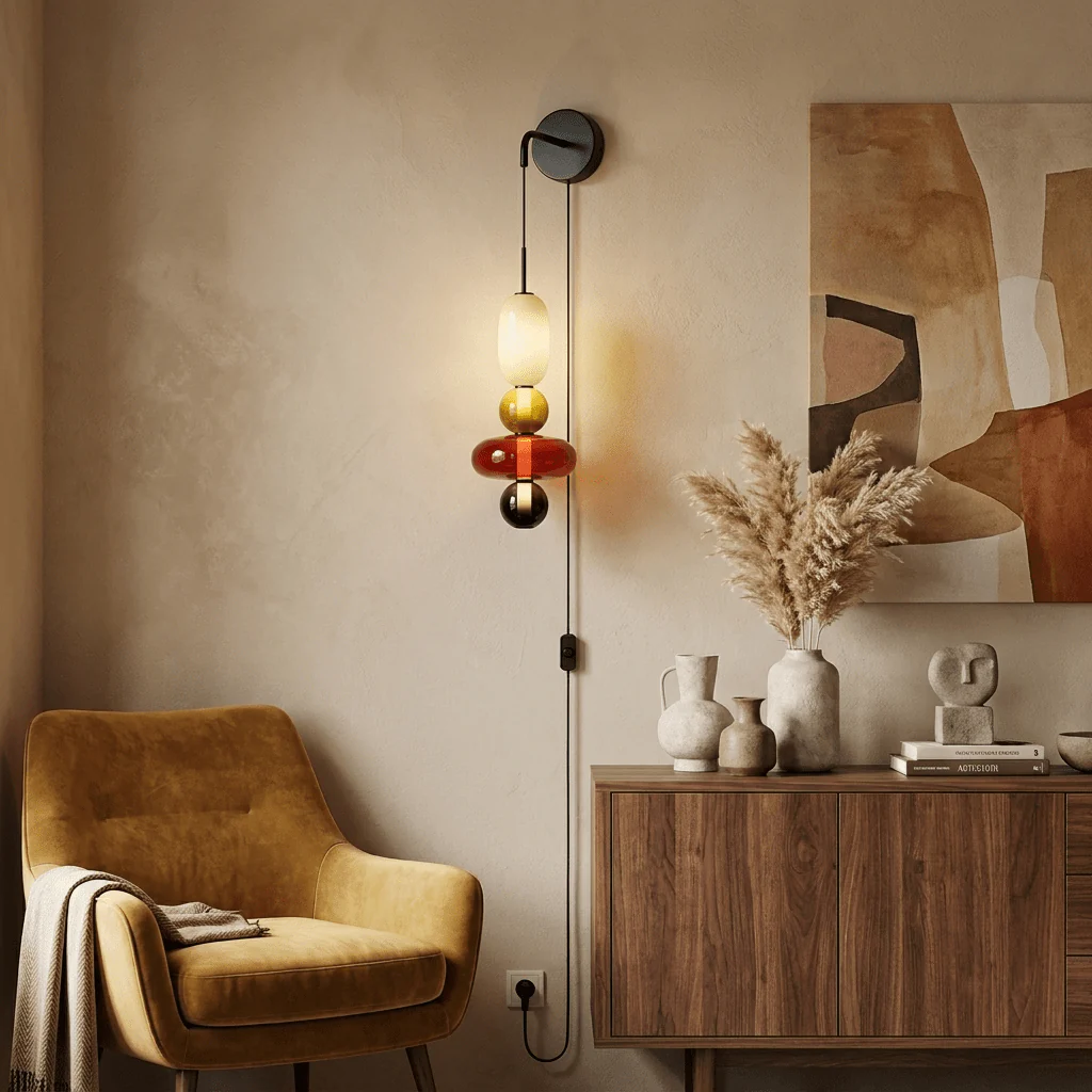 Candied Glass Plug-in Wall Light - Image 6