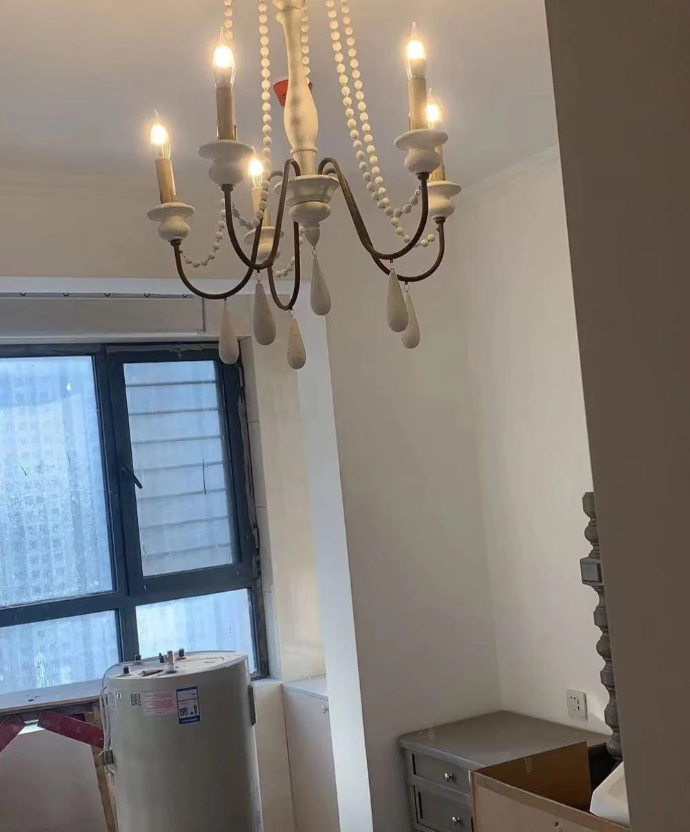 Candle Style Beaded Chandelier - Image 28