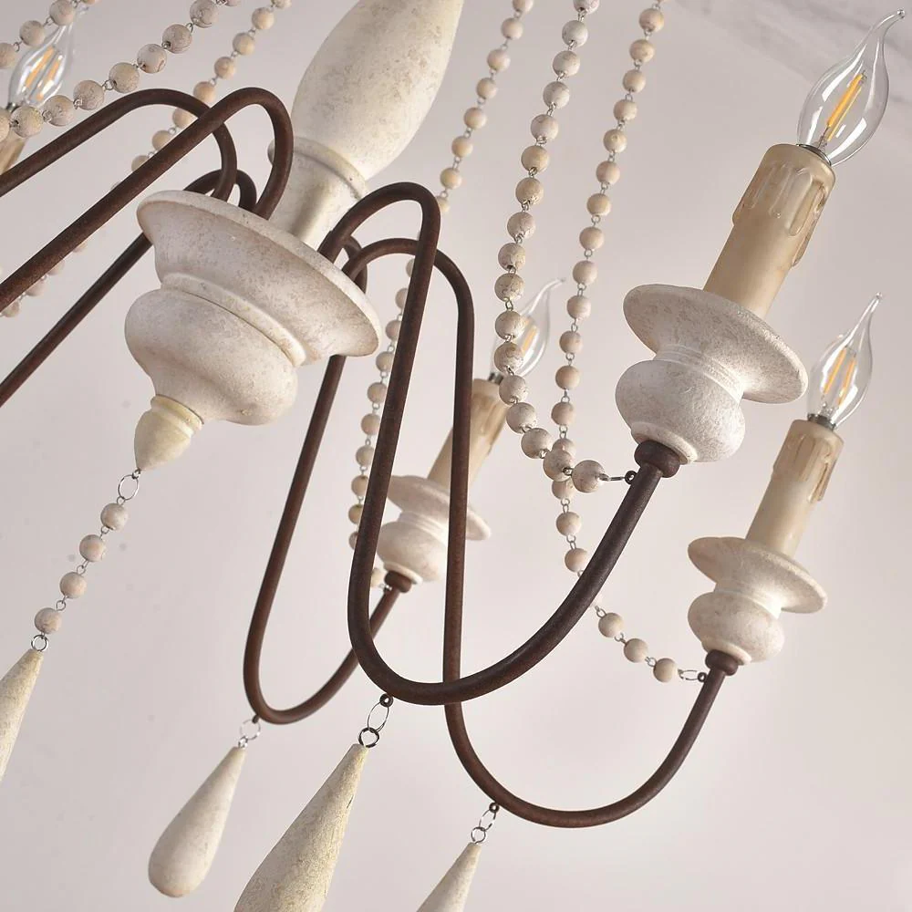 Candle Style Beaded Chandelier - Image 40