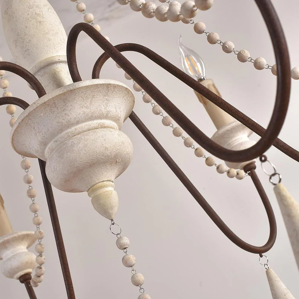 Candle Style Beaded Chandelier - Image 41