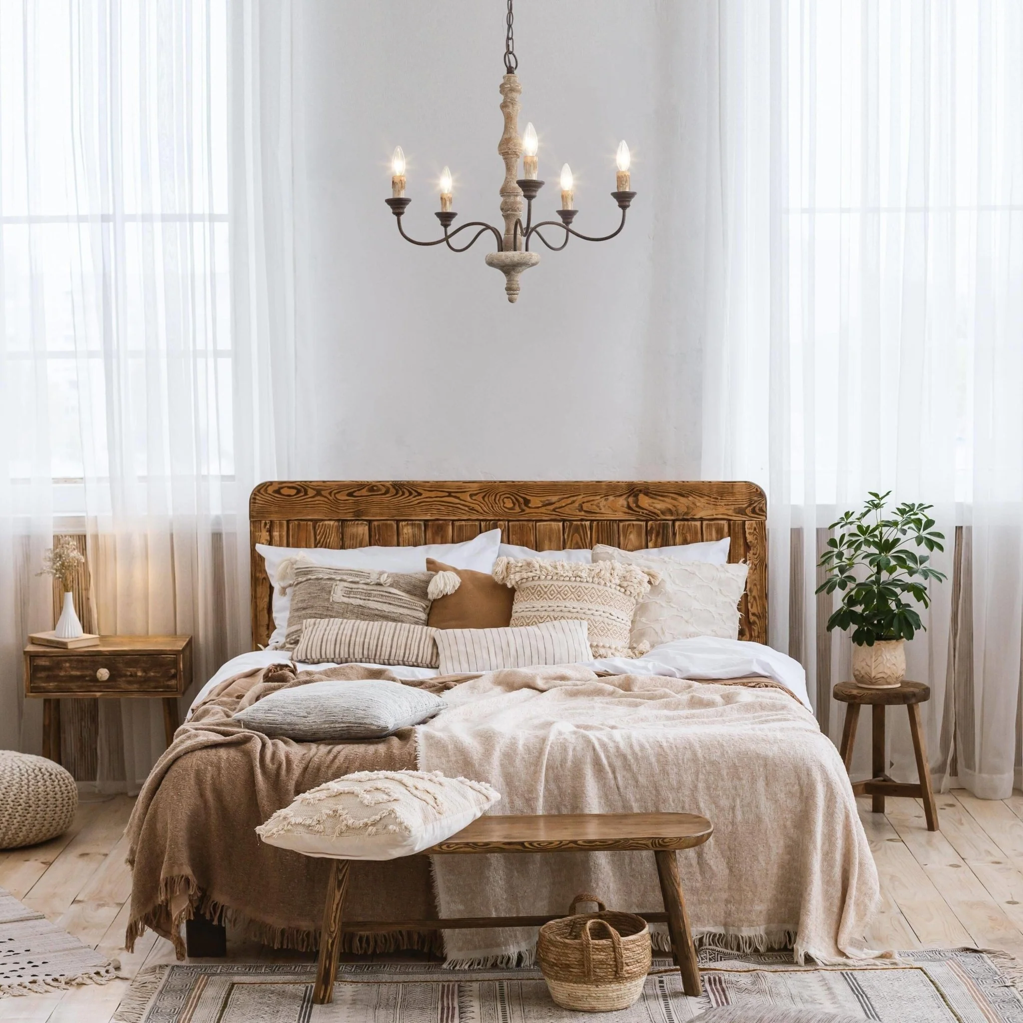 Candlestick Farmhouse chandelier - Image 18