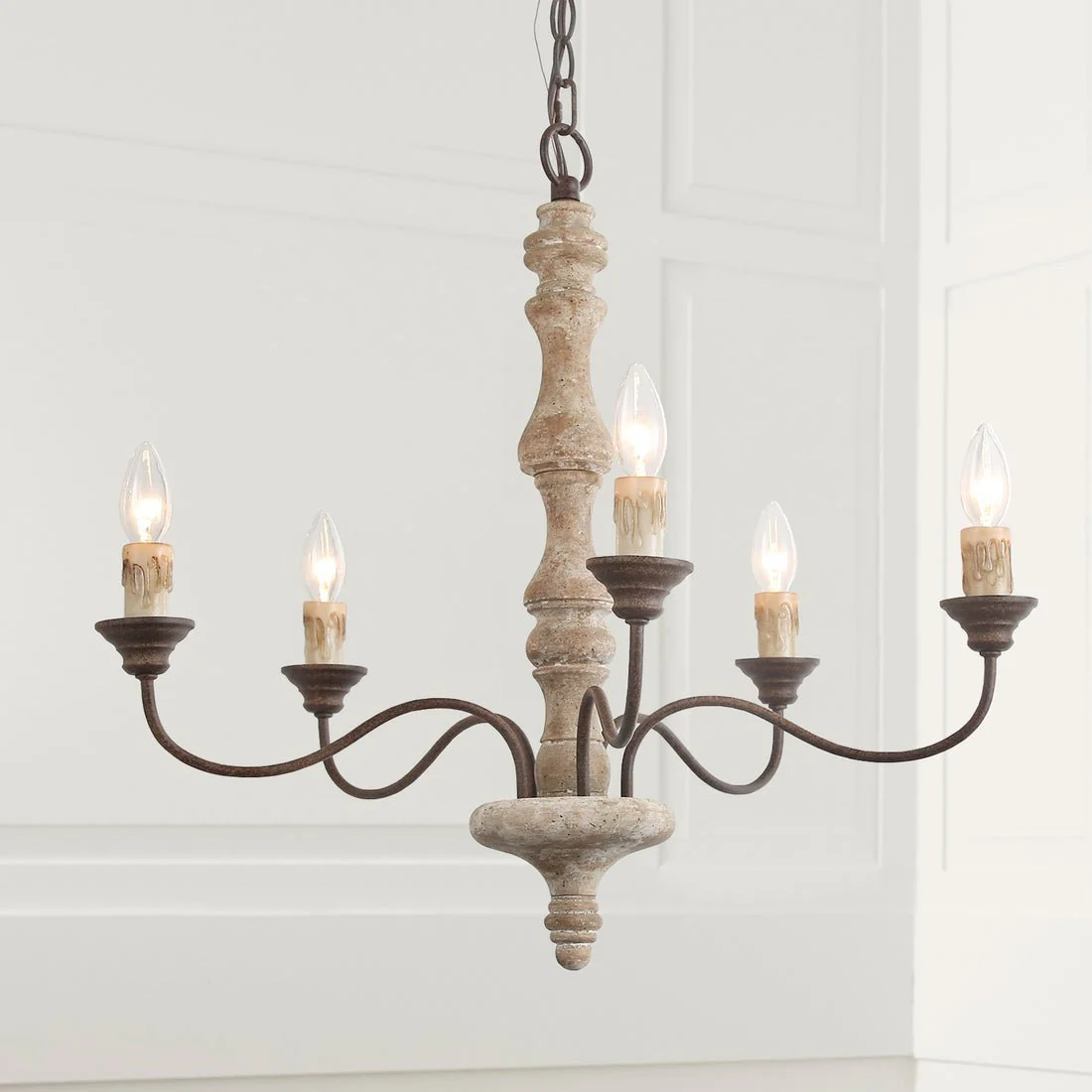 Candlestick Farmhouse chandelier - Image 20