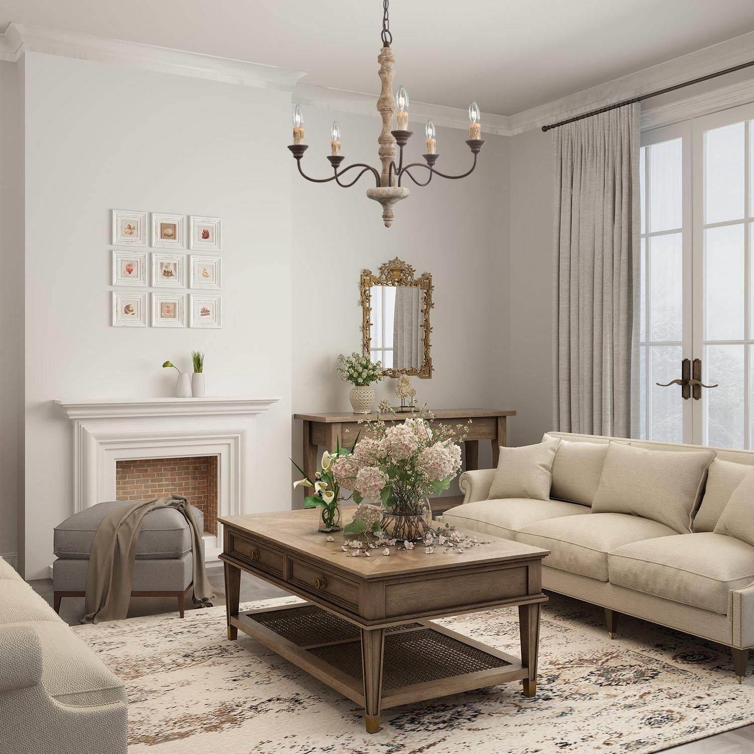 Candlestick Farmhouse chandelier - Image 21