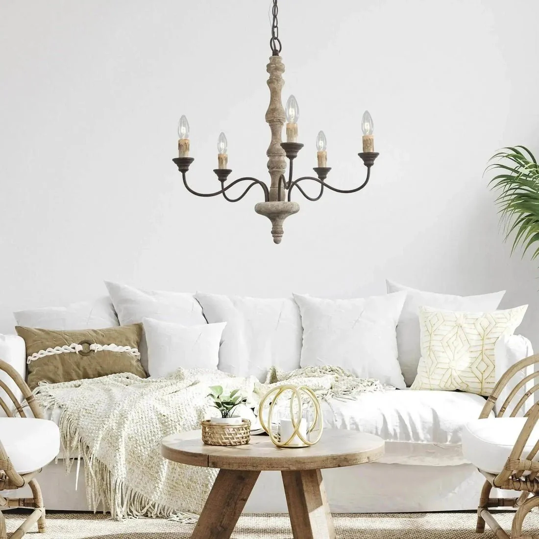 Candlestick Farmhouse chandelier - Image 22