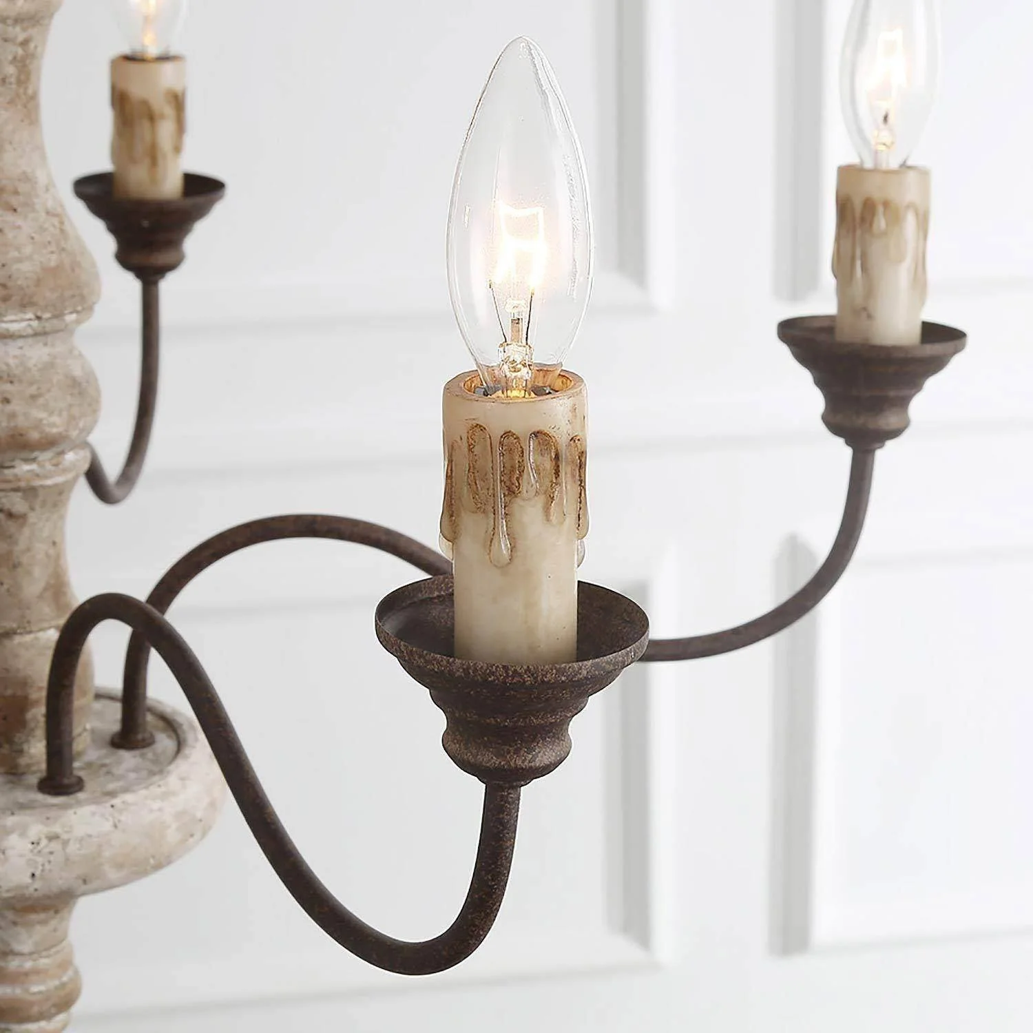 Candlestick Farmhouse chandelier - Image 27