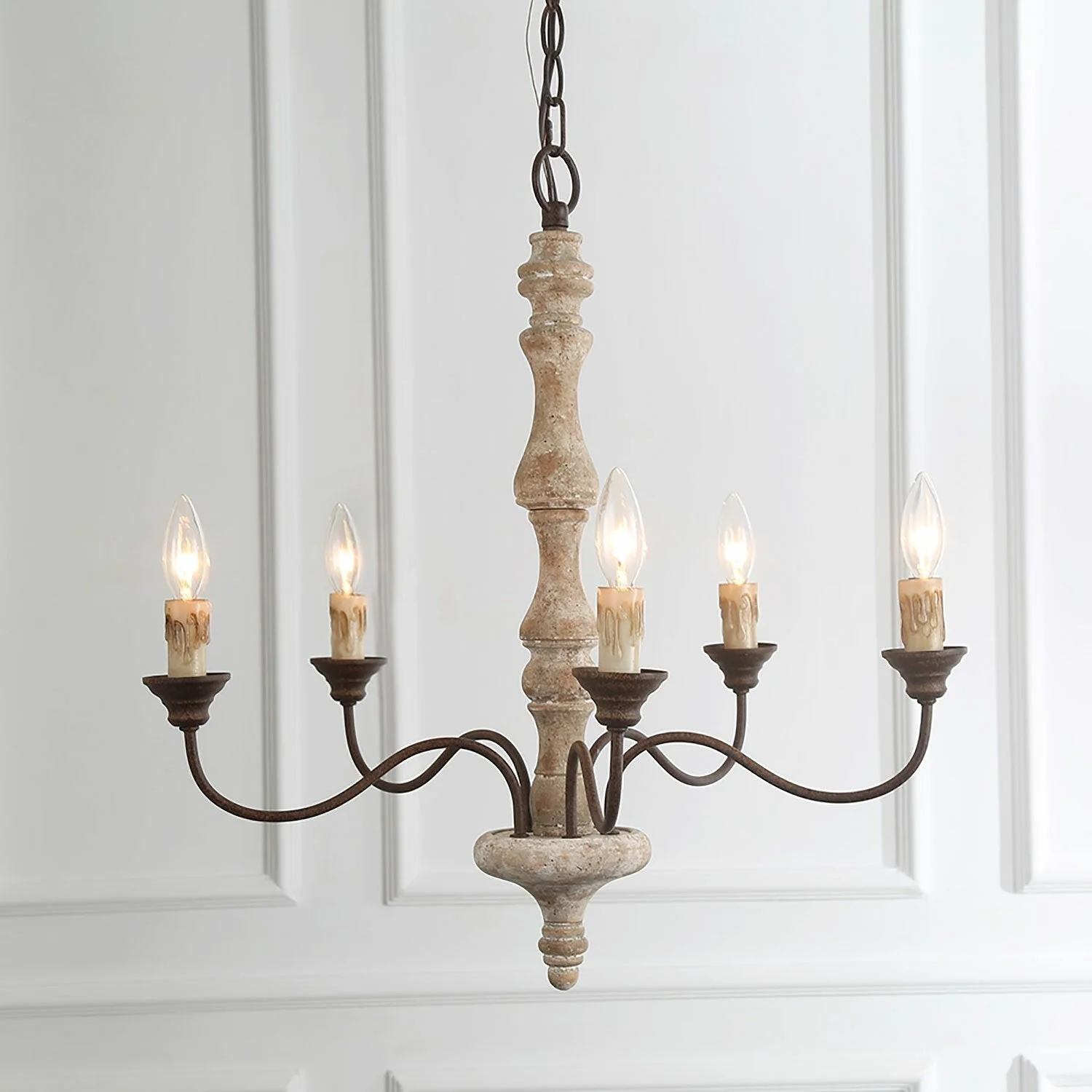 Candlestick Farmhouse chandelier - Image 28