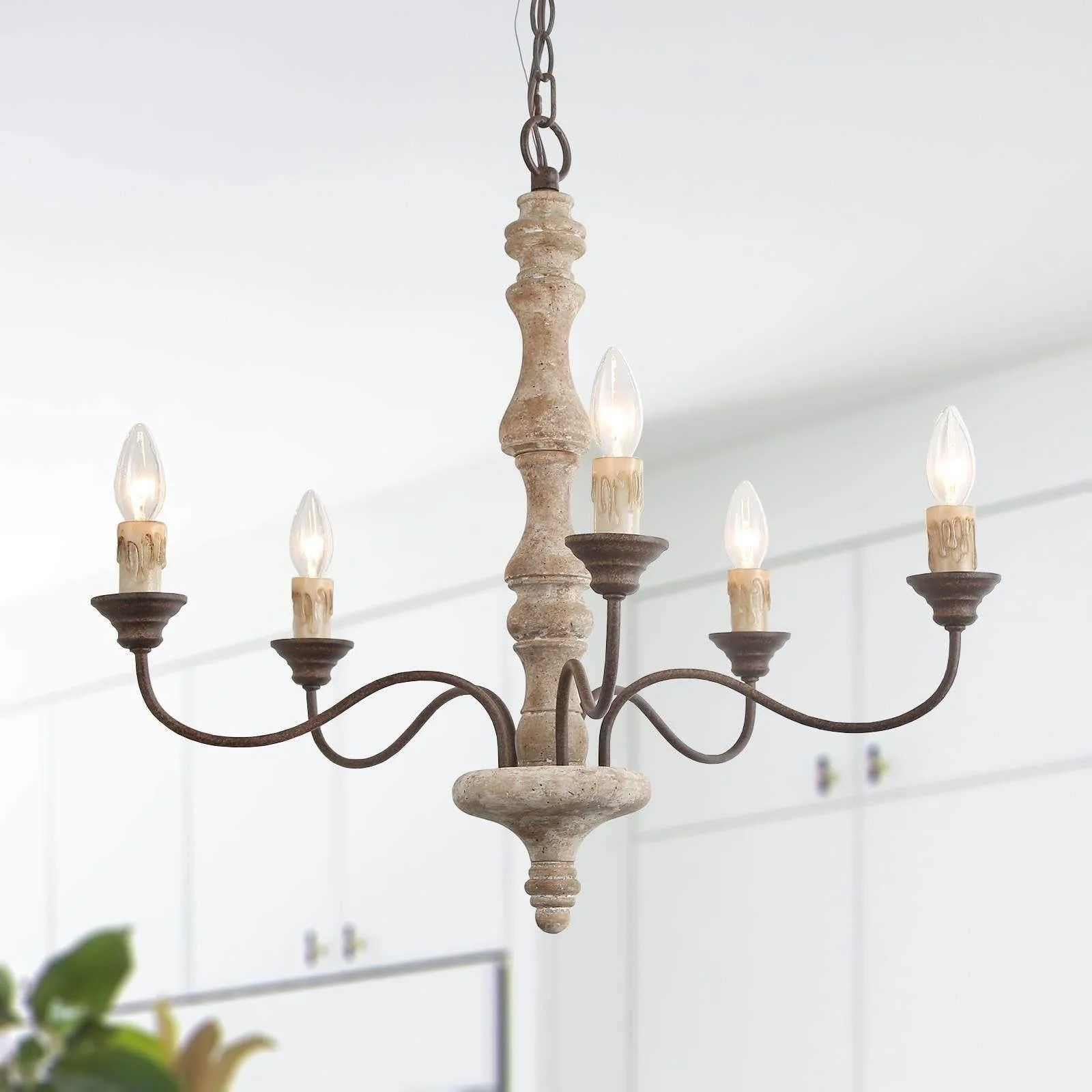 Candlestick Farmhouse chandelier - Image 30