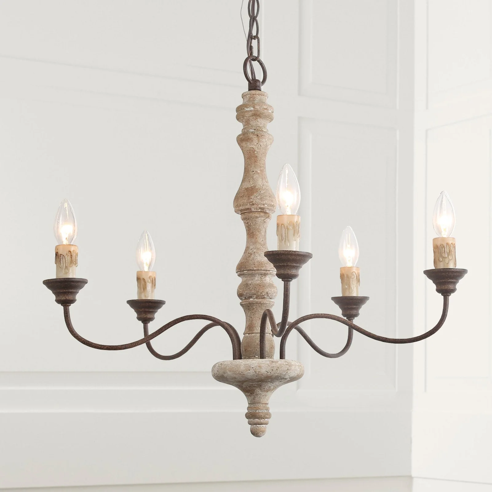 Candlestick Farmhouse chandelier - Image 34