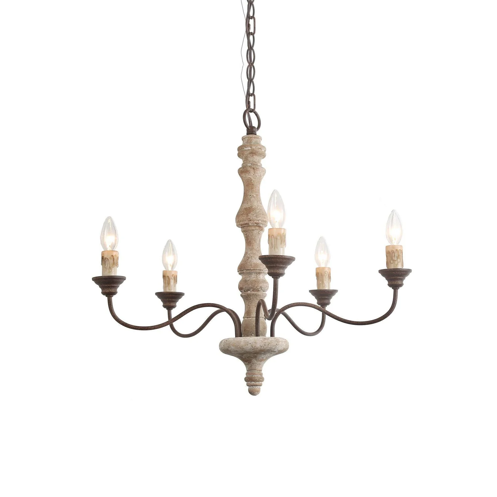 Candlestick Farmhouse chandelier - Image 43