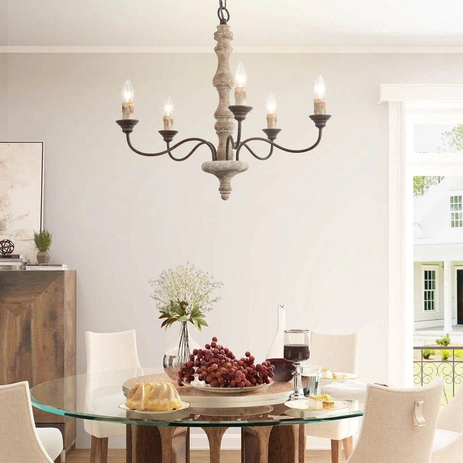 Candlestick Farmhouse chandelier - Image 44