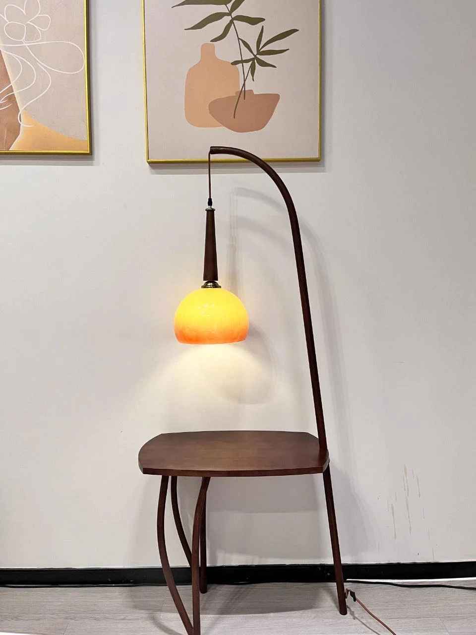 Cantilever Wood Accent Floor Lamp - Image 18