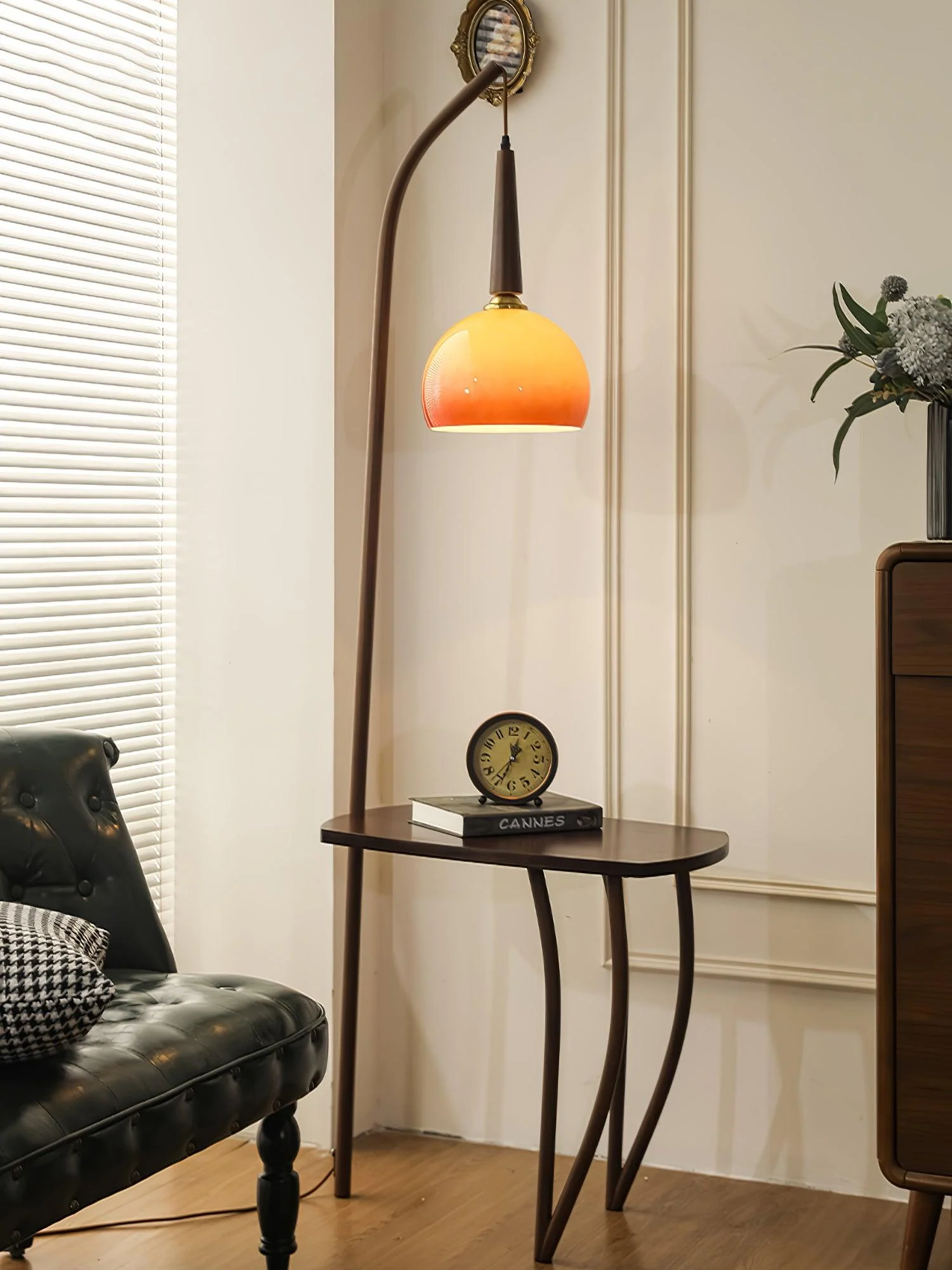 Cantilever Wood Accent Floor Lamp - Image 5