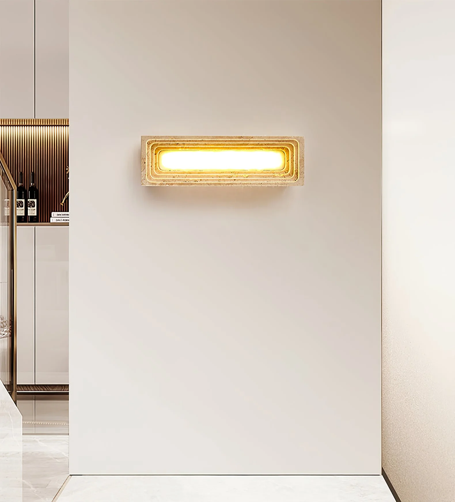 Canyon Travertine Wall Sconce - Image 16