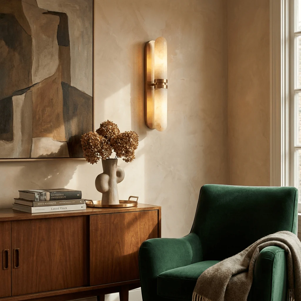 Capsula Alabaster Wall Sconce - Image 5