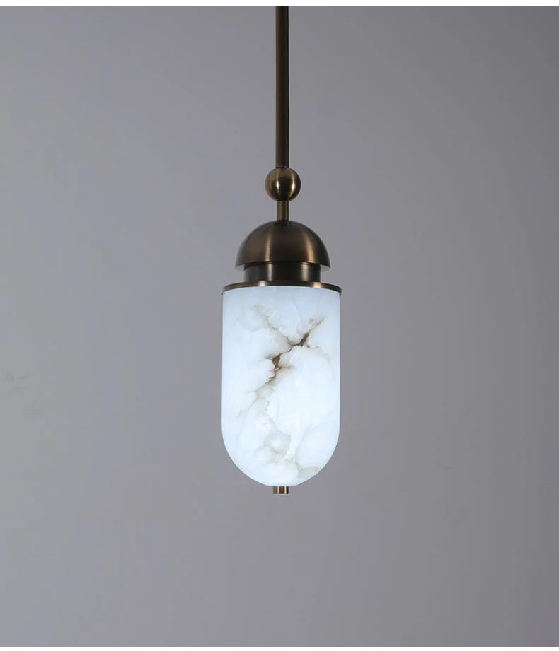Capsule Alabaster Pendant Lamp - Image 7
