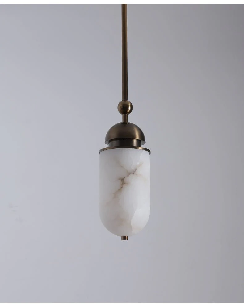 Capsule Alabaster Pendant Lamp - Image 8