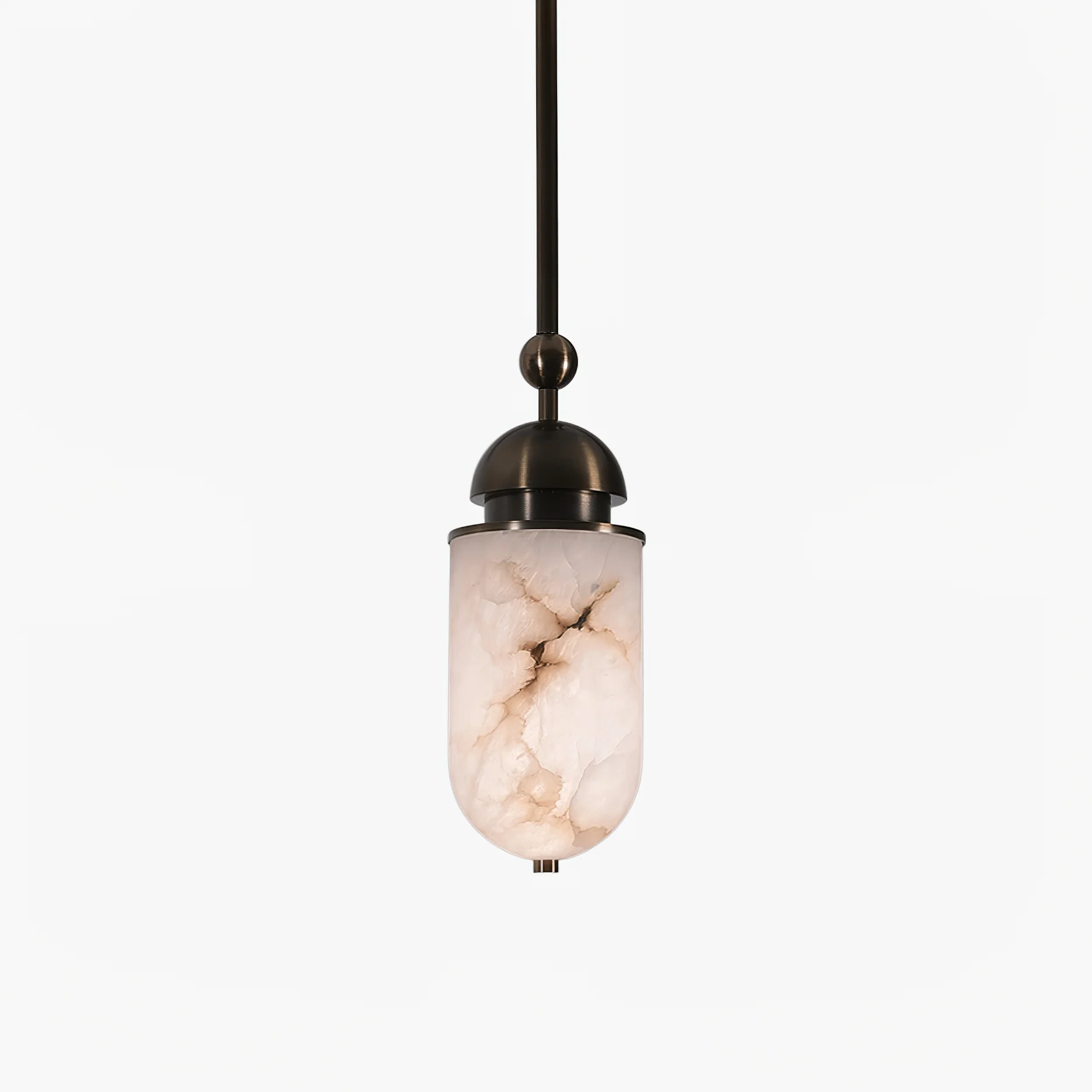 Capsule Alabaster Pendant Lamp - Image 9