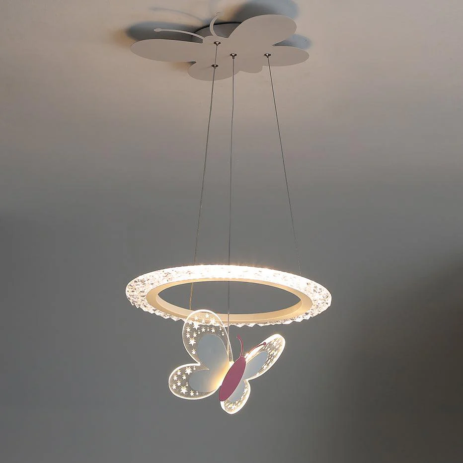 Cartoon Butterfly Acrylic Pendant Lamp - Image 14
