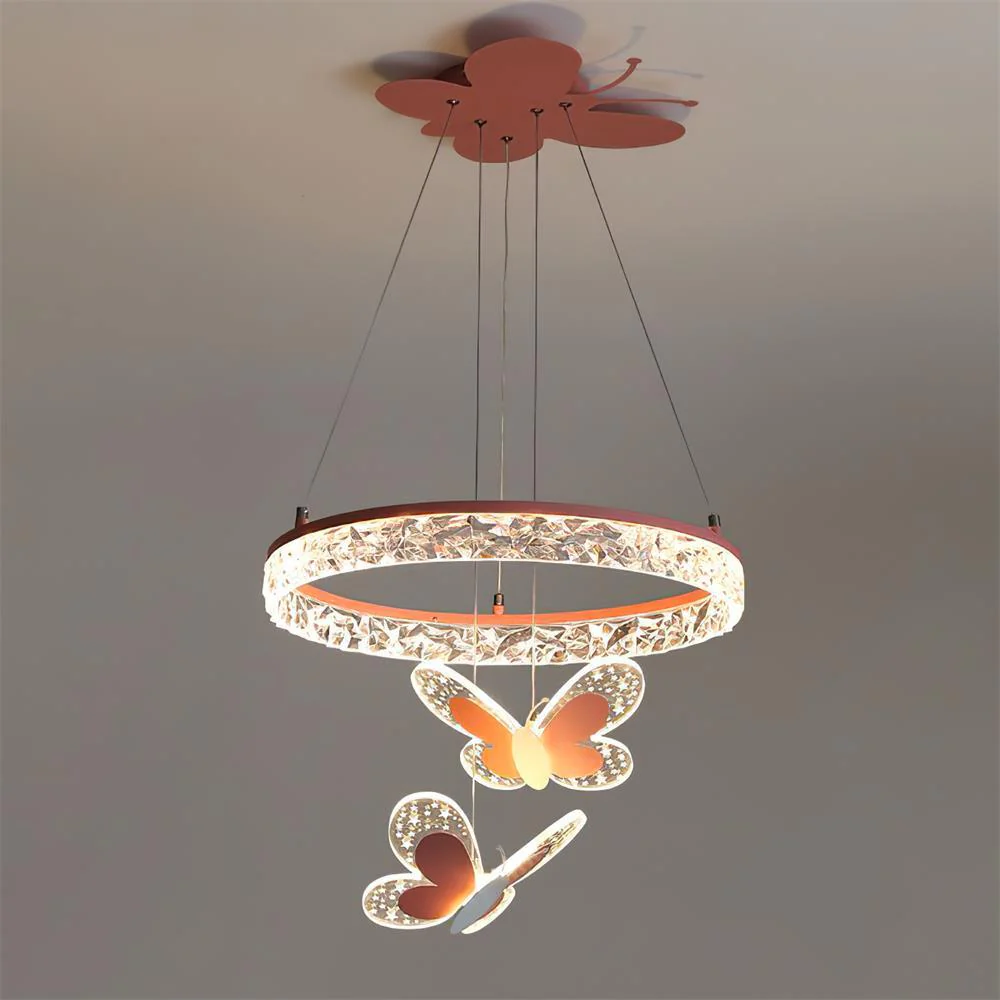 Cartoon Butterfly Acrylic Pendant Lamp - Image 15