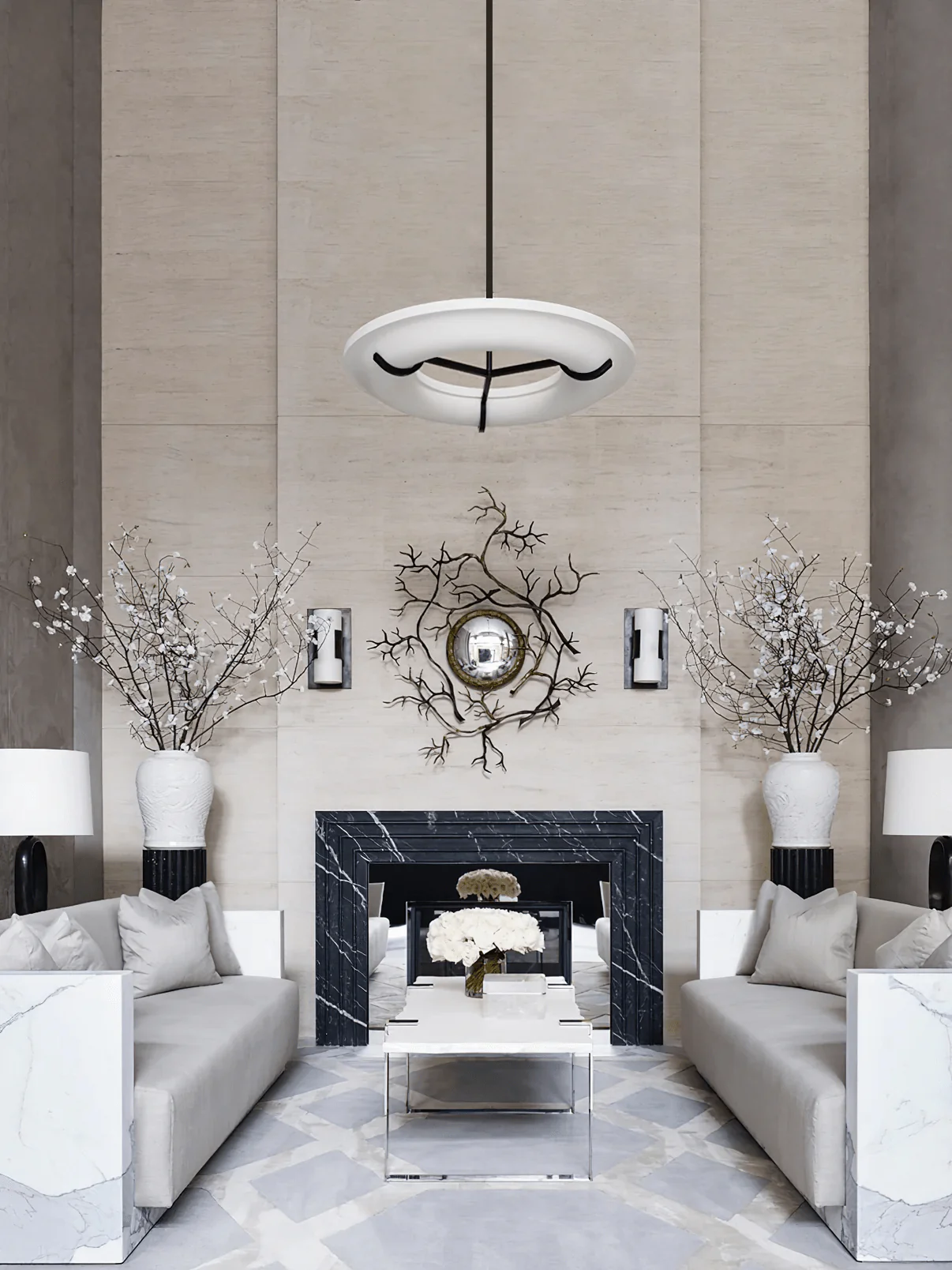 Carve Alabaster Pendant Light - Image 10