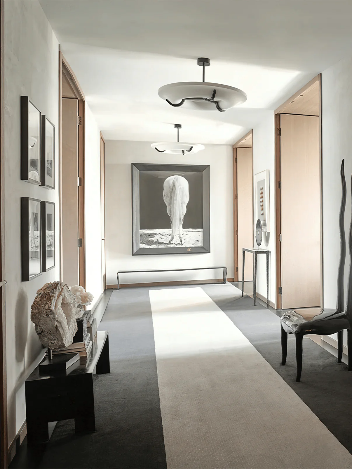 Carve Alabaster Pendant Light - Image 11