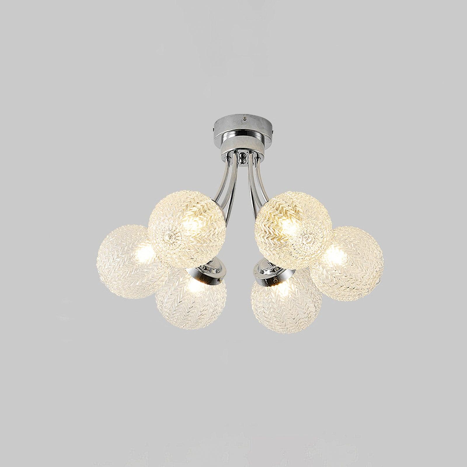 Carved Glass Ceiling Lamp - Image 24