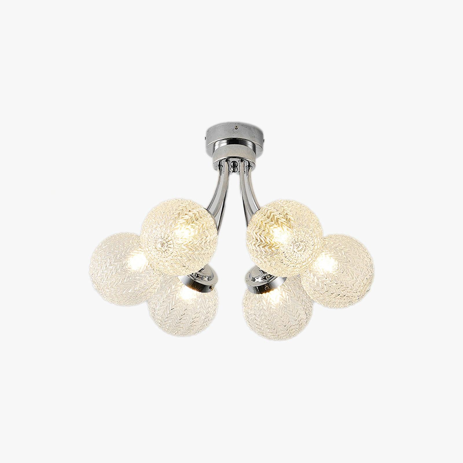Carved Glass Ceiling Lamp - Image 26