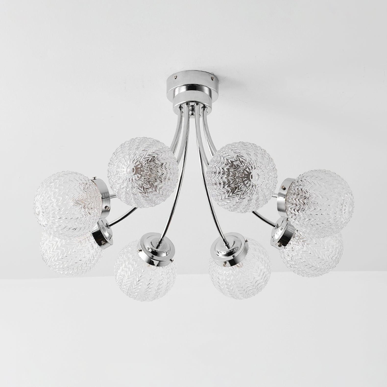 Carved Glass Ceiling Lamp - Image 28