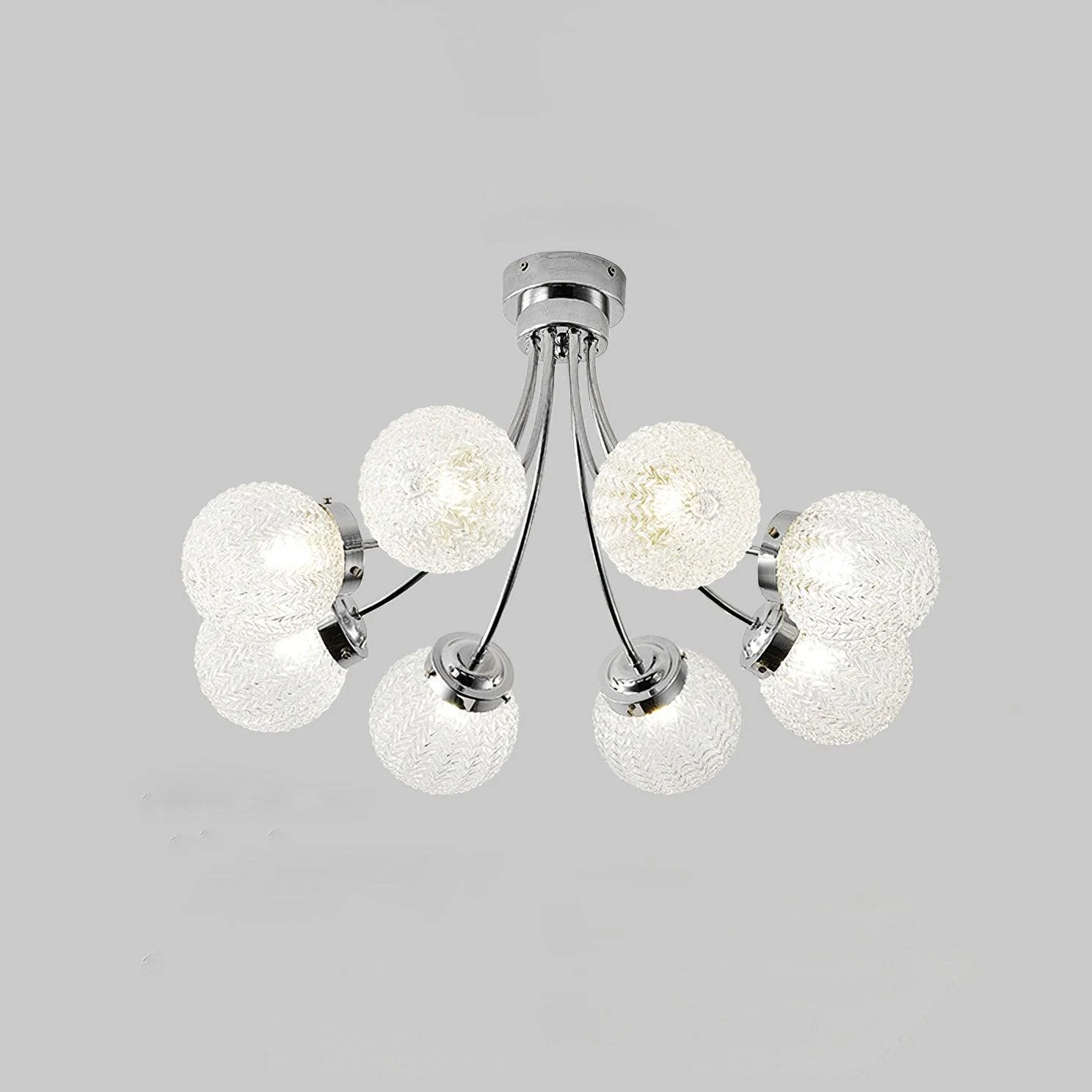 Carved Glass Ceiling Lamp - Image 29