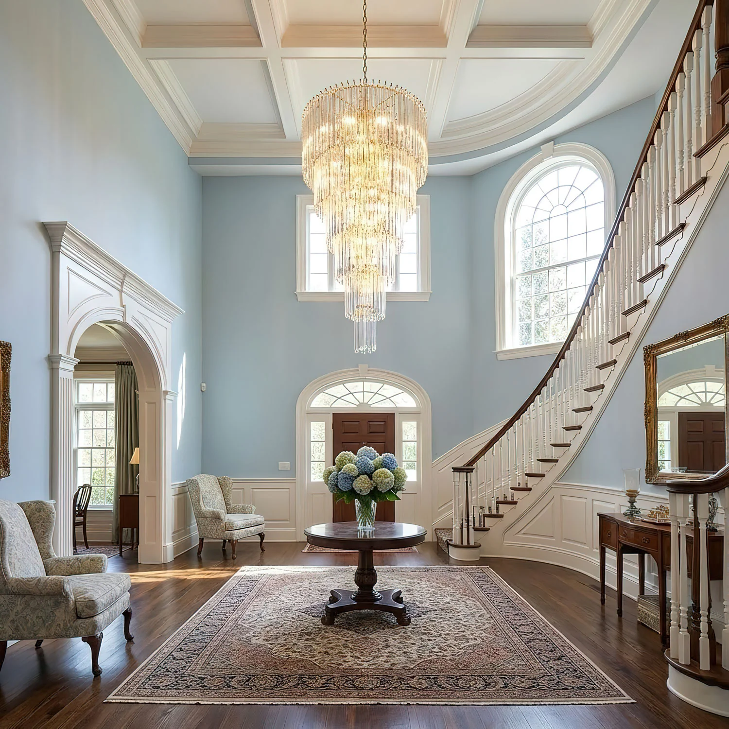 Cascada Spiral Clear Chandelier - Image 4