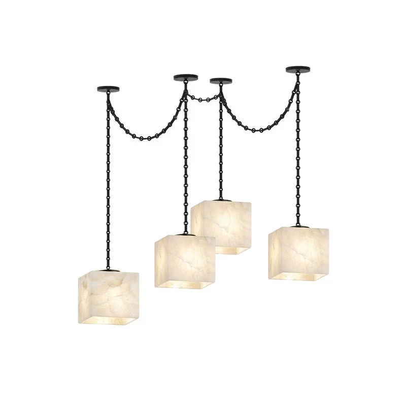 Cascade Chain Cube Chandelier - Image 10