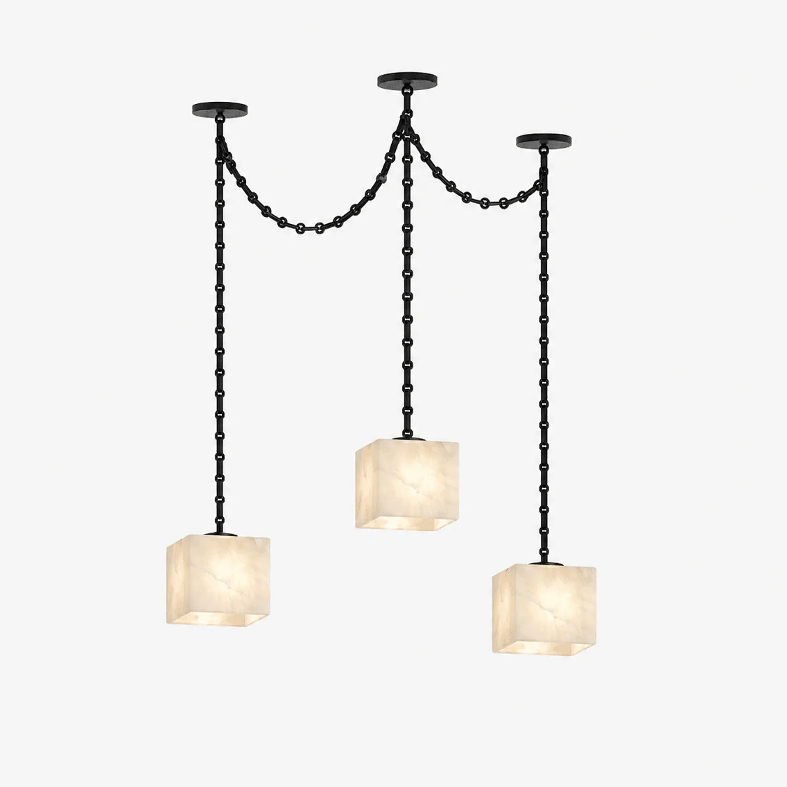 Cascade Chain Cube Chandelier - Image 20