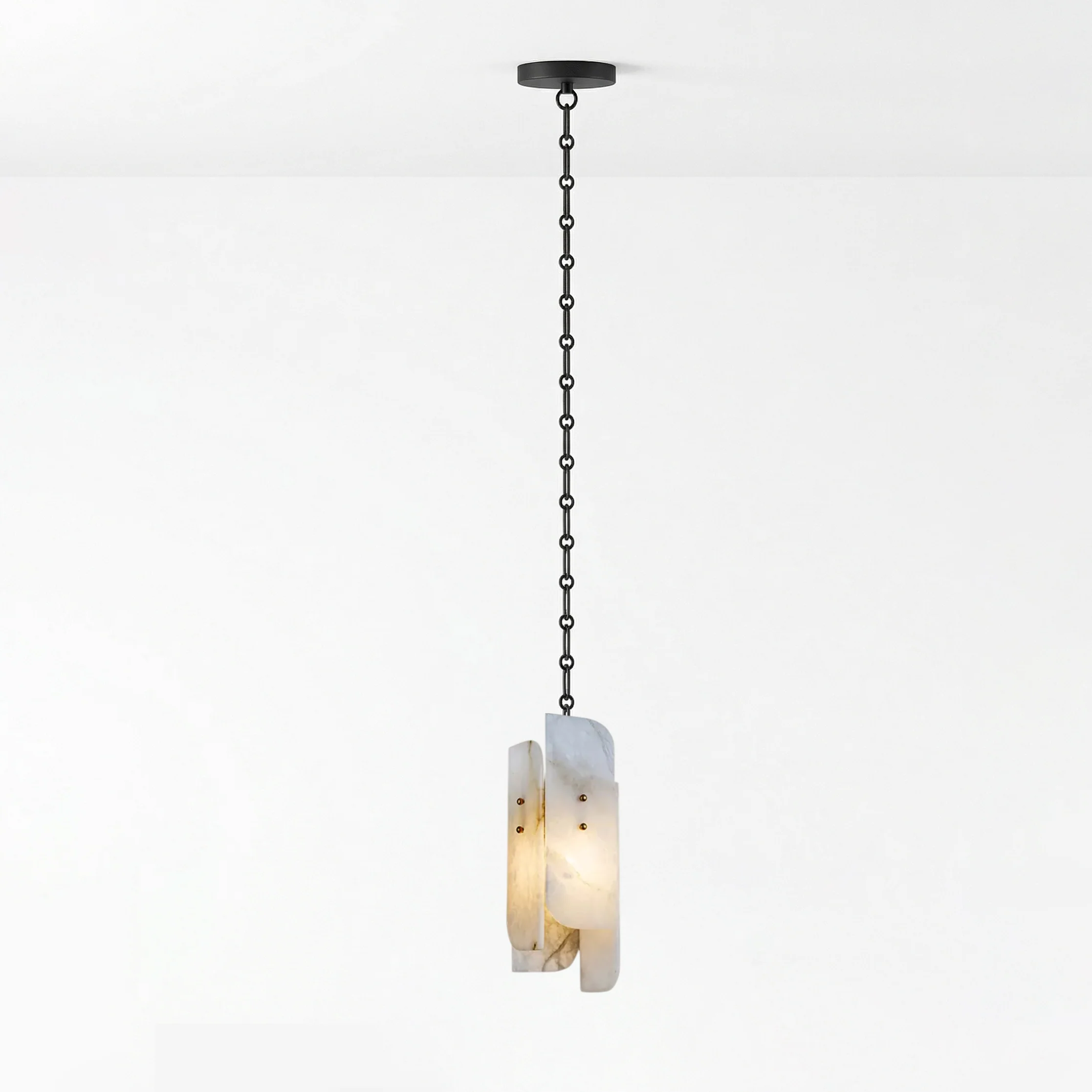 Cascading Chain Cluster Chandelier - Image 13