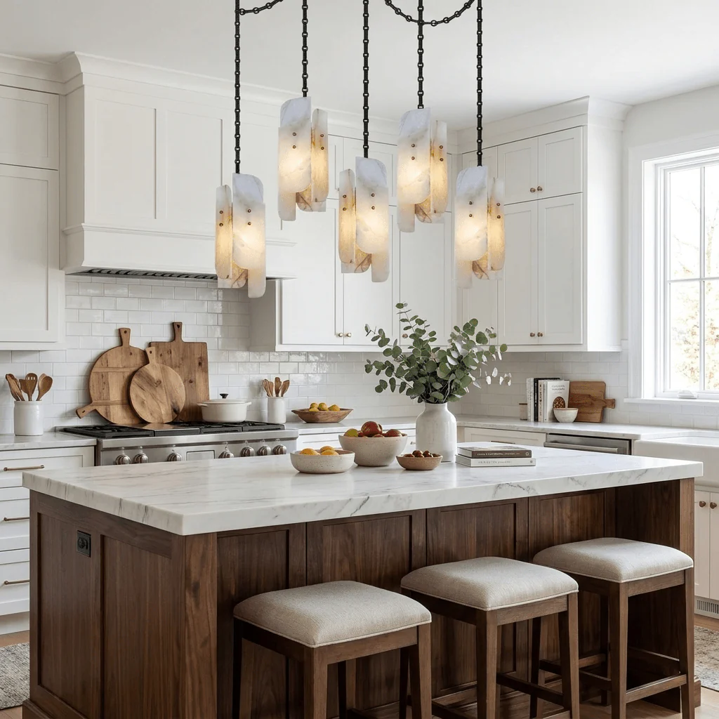 Cascading Chain Cluster Chandelier - Image 5
