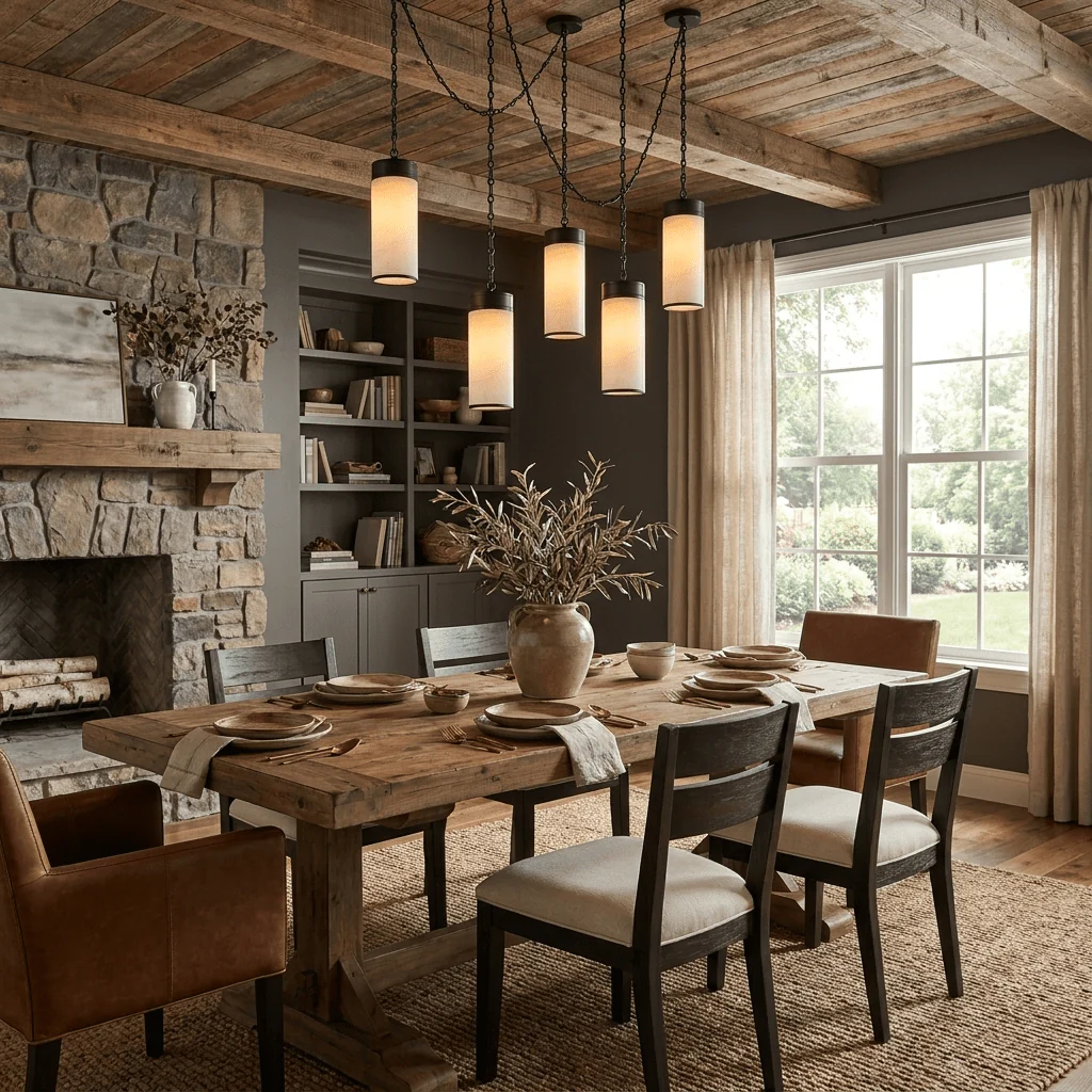 Cascading Chain Cylinder Chandelier - Image 6