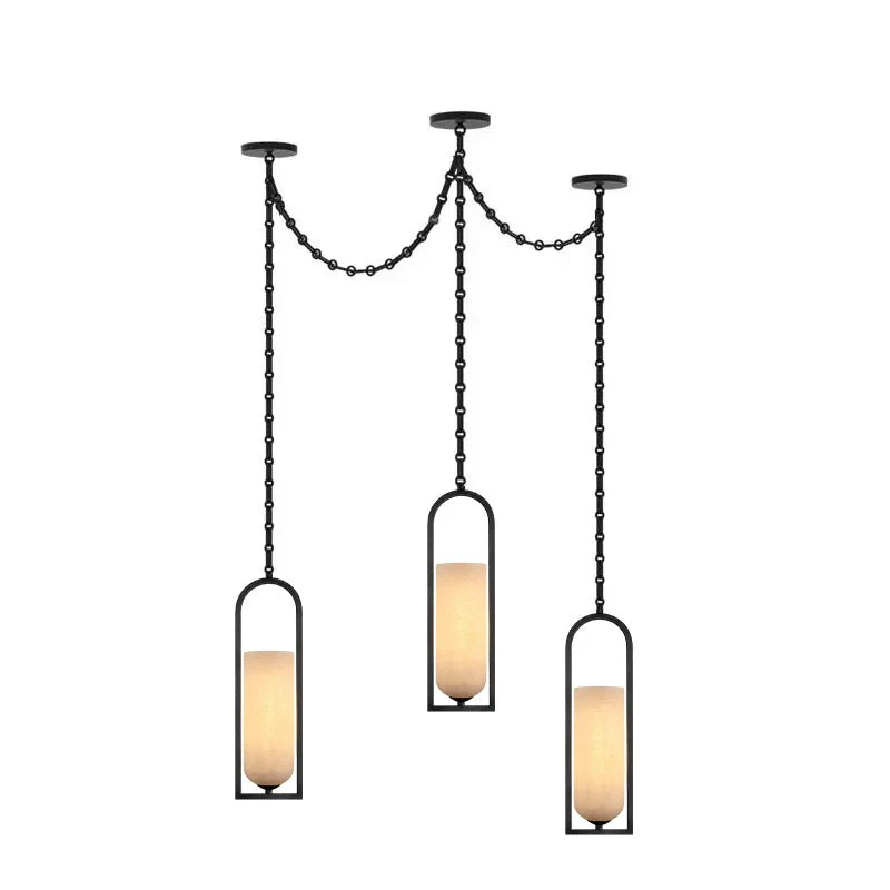 Cascading Chain Lantern Chandelier - Image 14