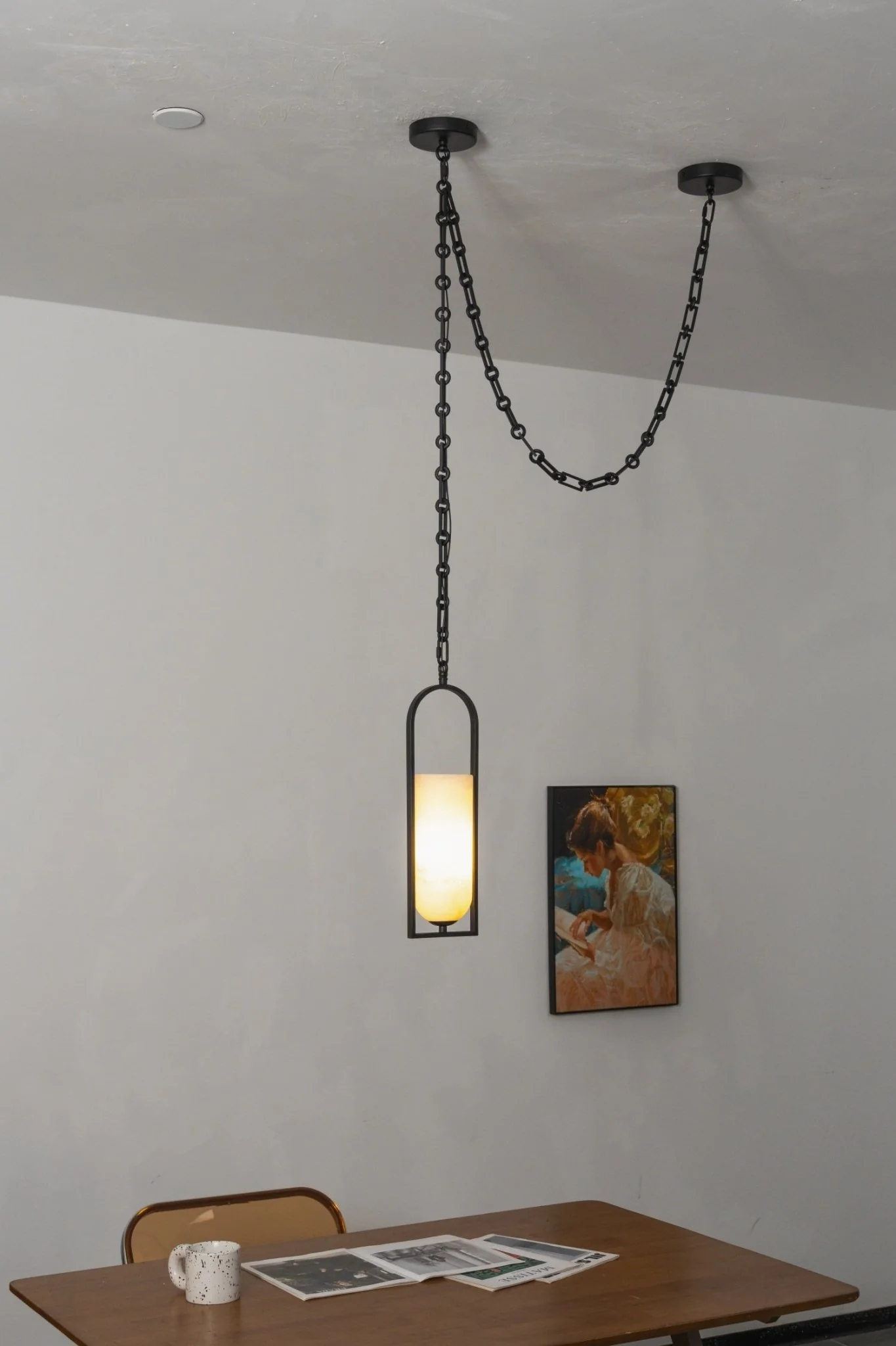 Cascading Chain Lantern Chandelier - Image 23