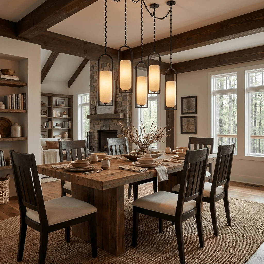 Cascading Chain Lantern Chandelier - Image 5