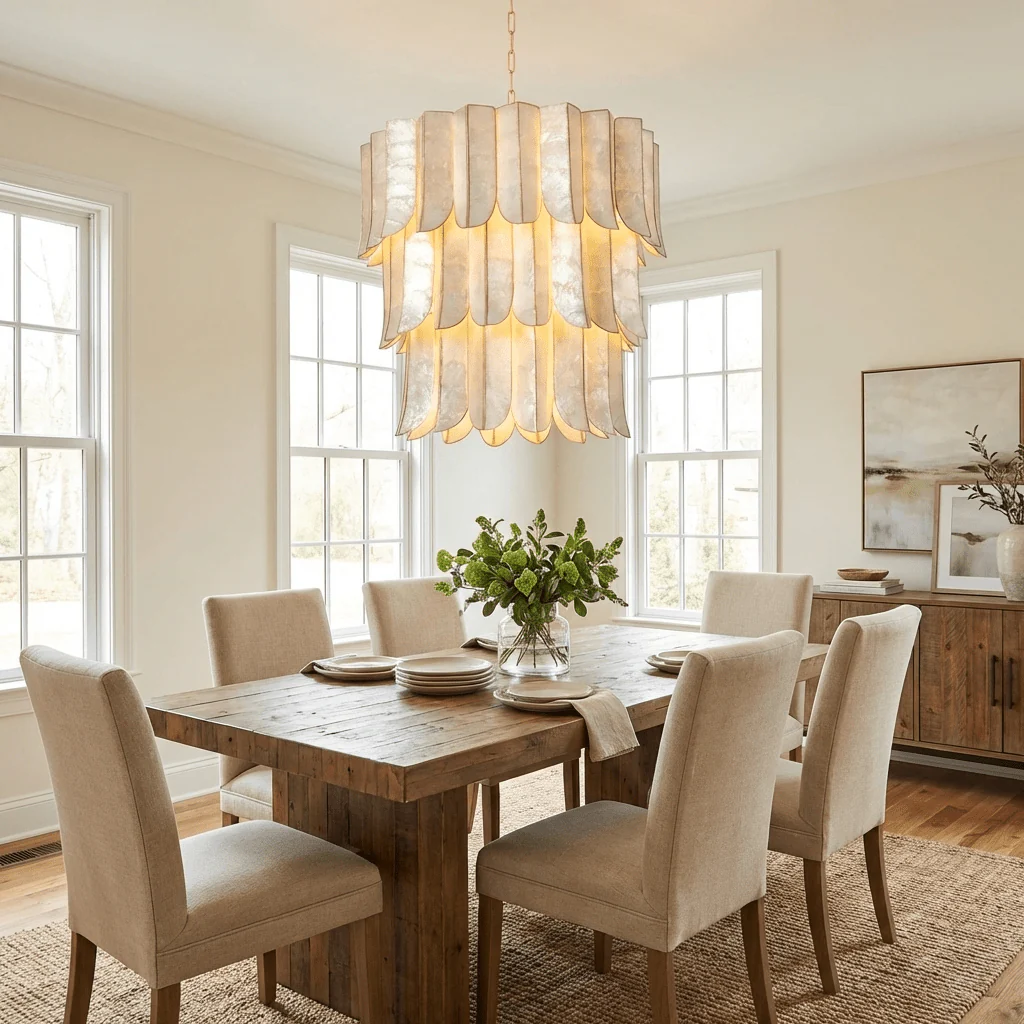 Cascara Shell Chandelier - Image 3