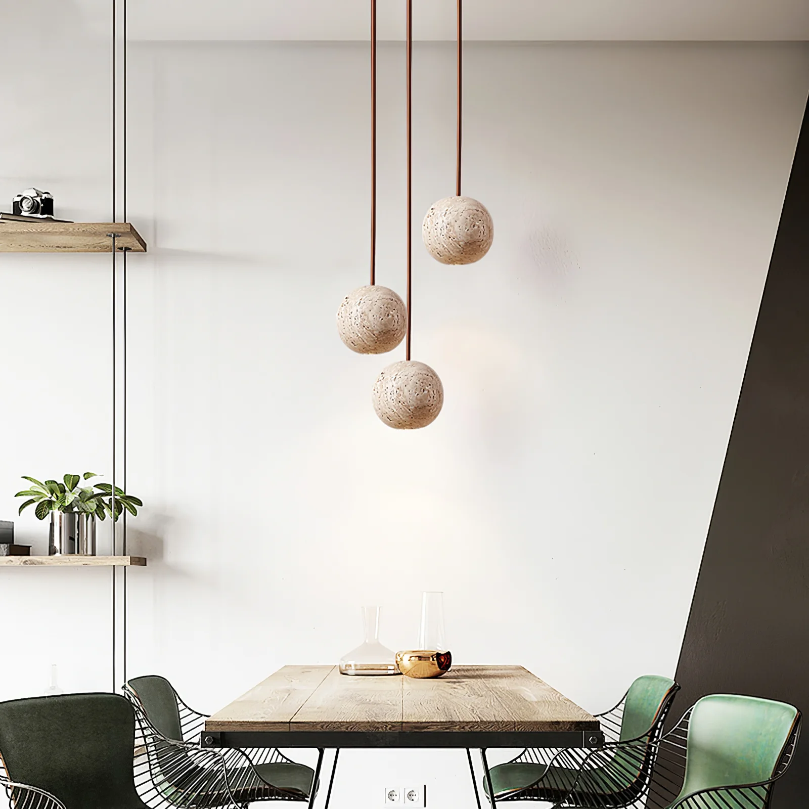 Cassia Travertine Pendant Light - Image 11