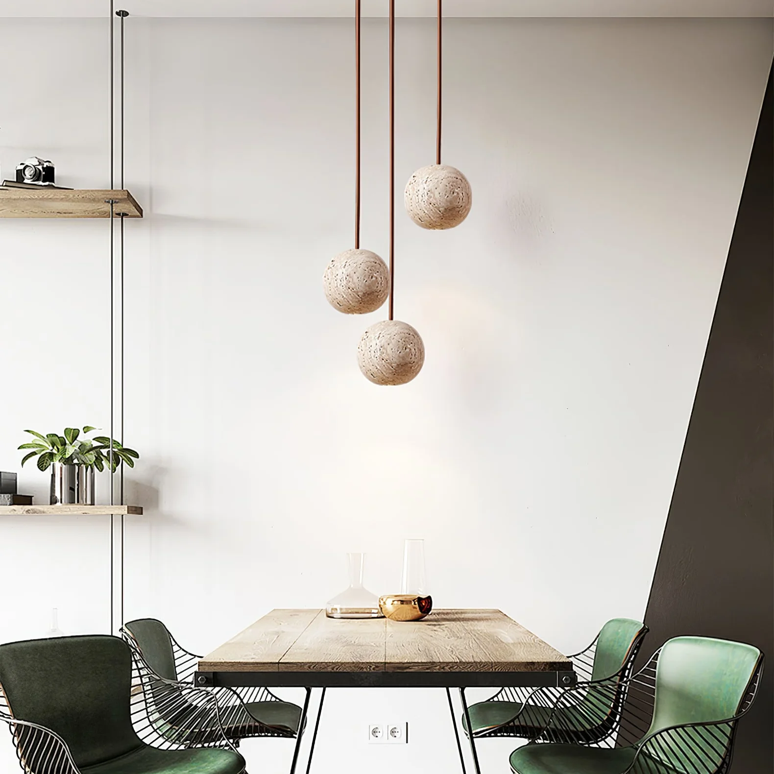 Cassia Travertine Pendant Light - Image 4
