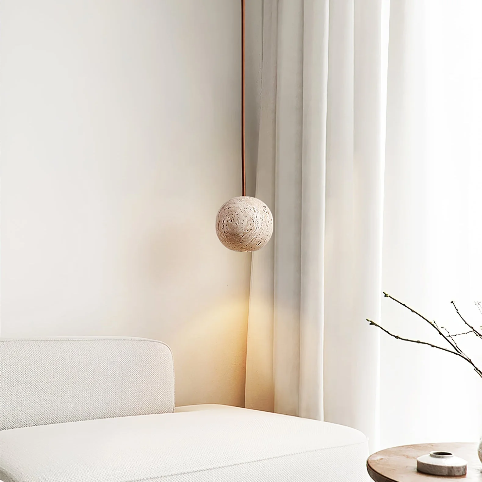Cassia Travertine Pendant Light - Image 5