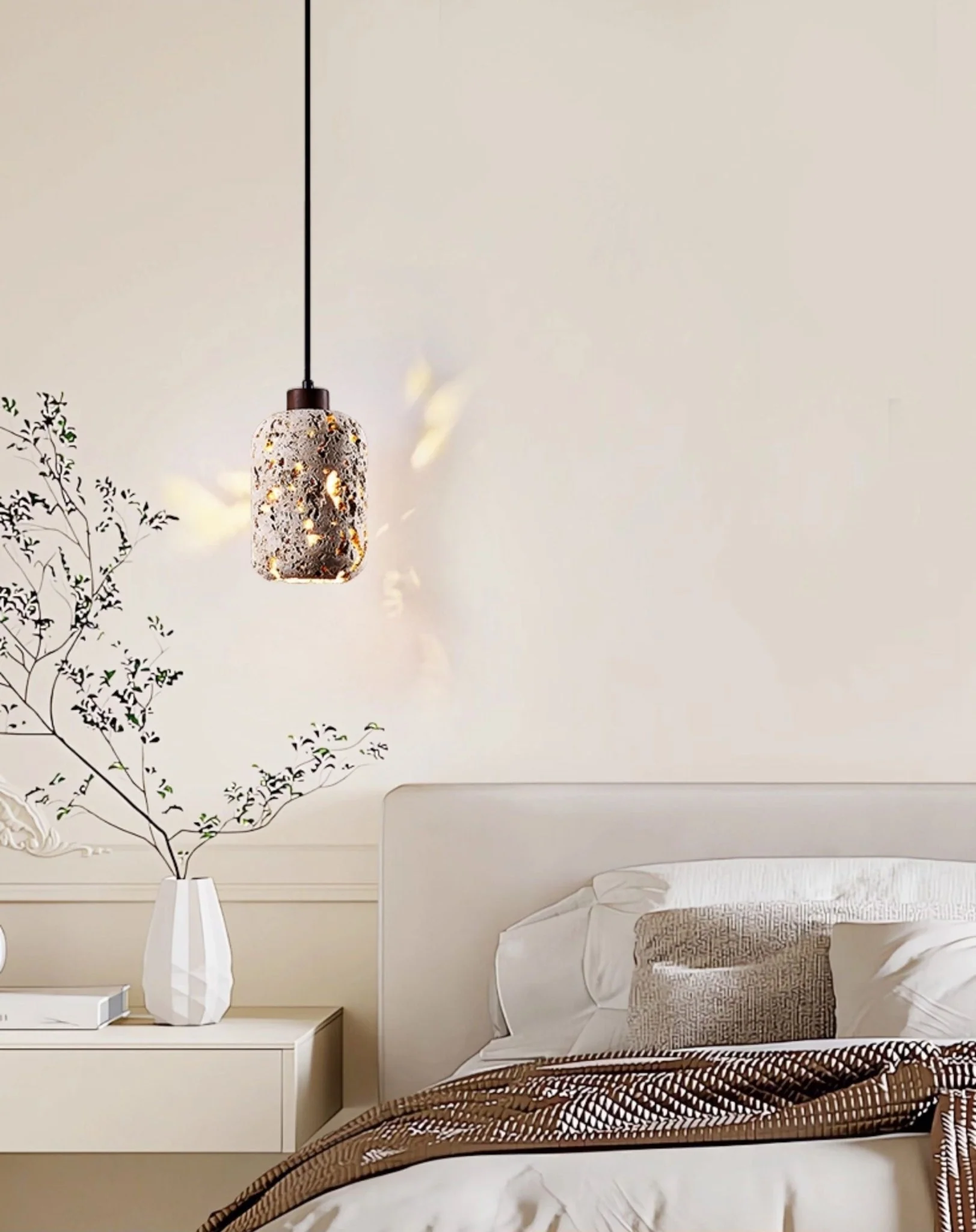 Cava Volcanic Rock Pendant Lamp - Image 13