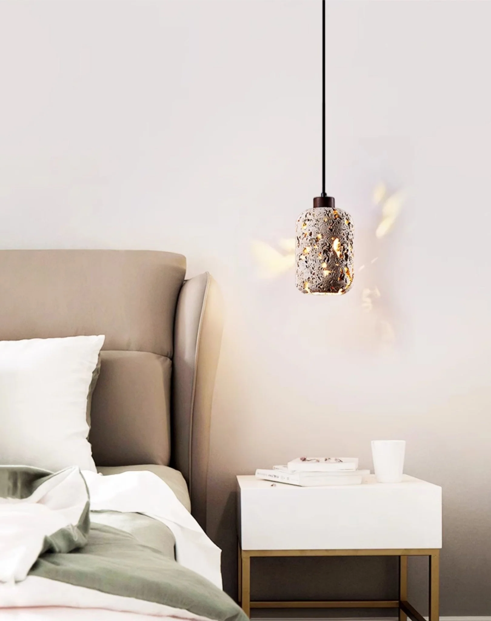 Cava Volcanic Rock Pendant Lamp - Image 14