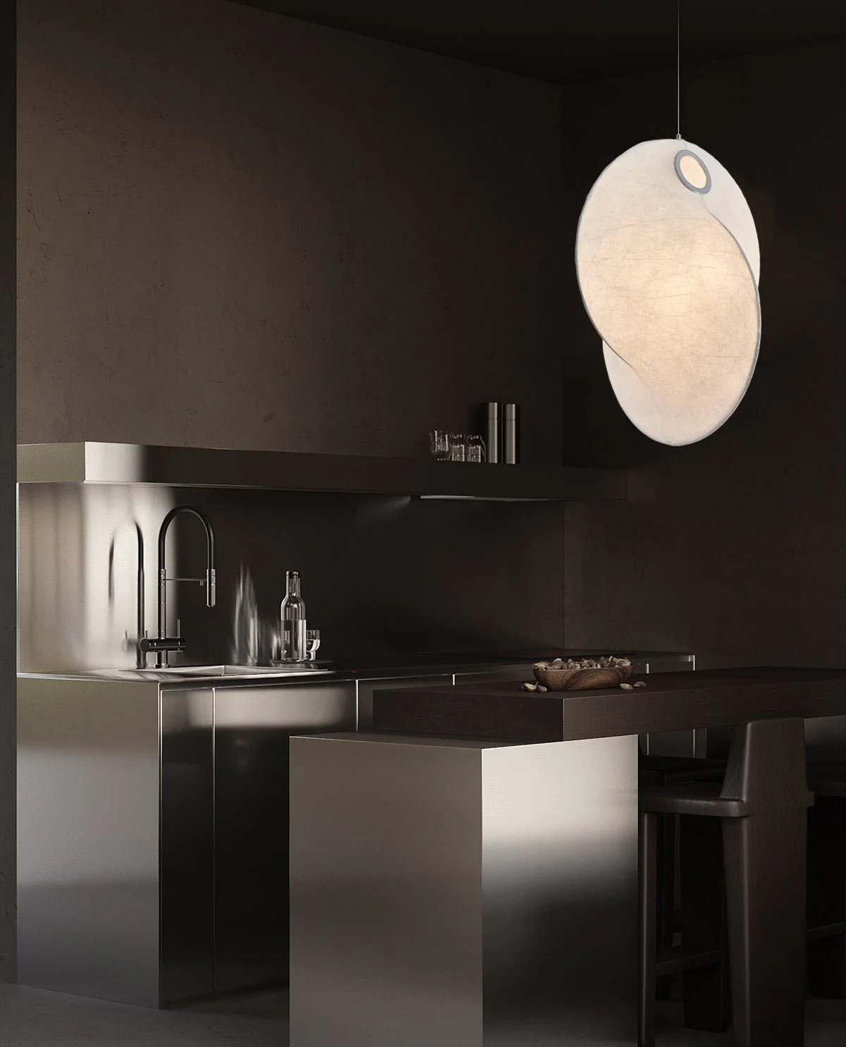 Celeste Crescent Pendant Light - Image 4