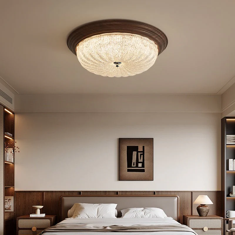 Celestia Walnut Ceiling Light - Image 2