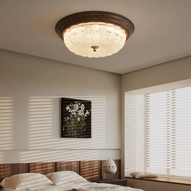 Celestia Walnut Ceiling Light - Image 3