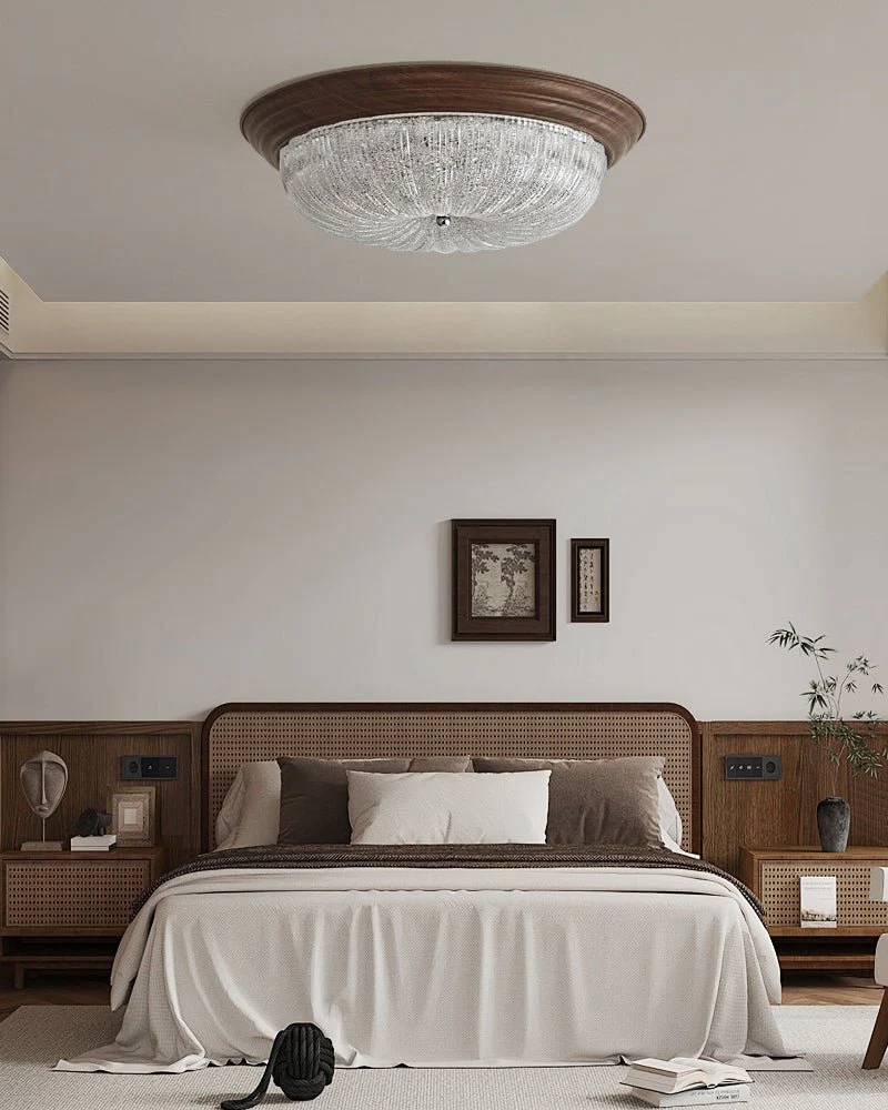 Celestia Walnut Ceiling Light - Image 5